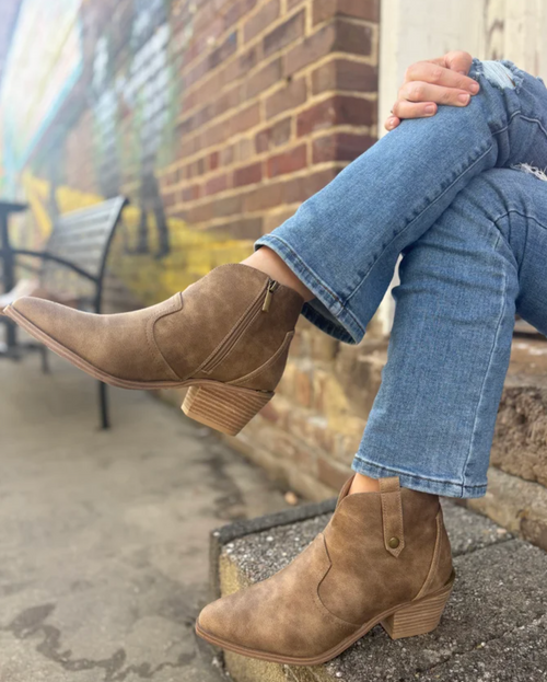 Corky's Closing Time Tan Booties