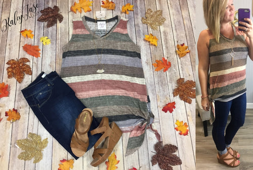 Fall Tie Tank